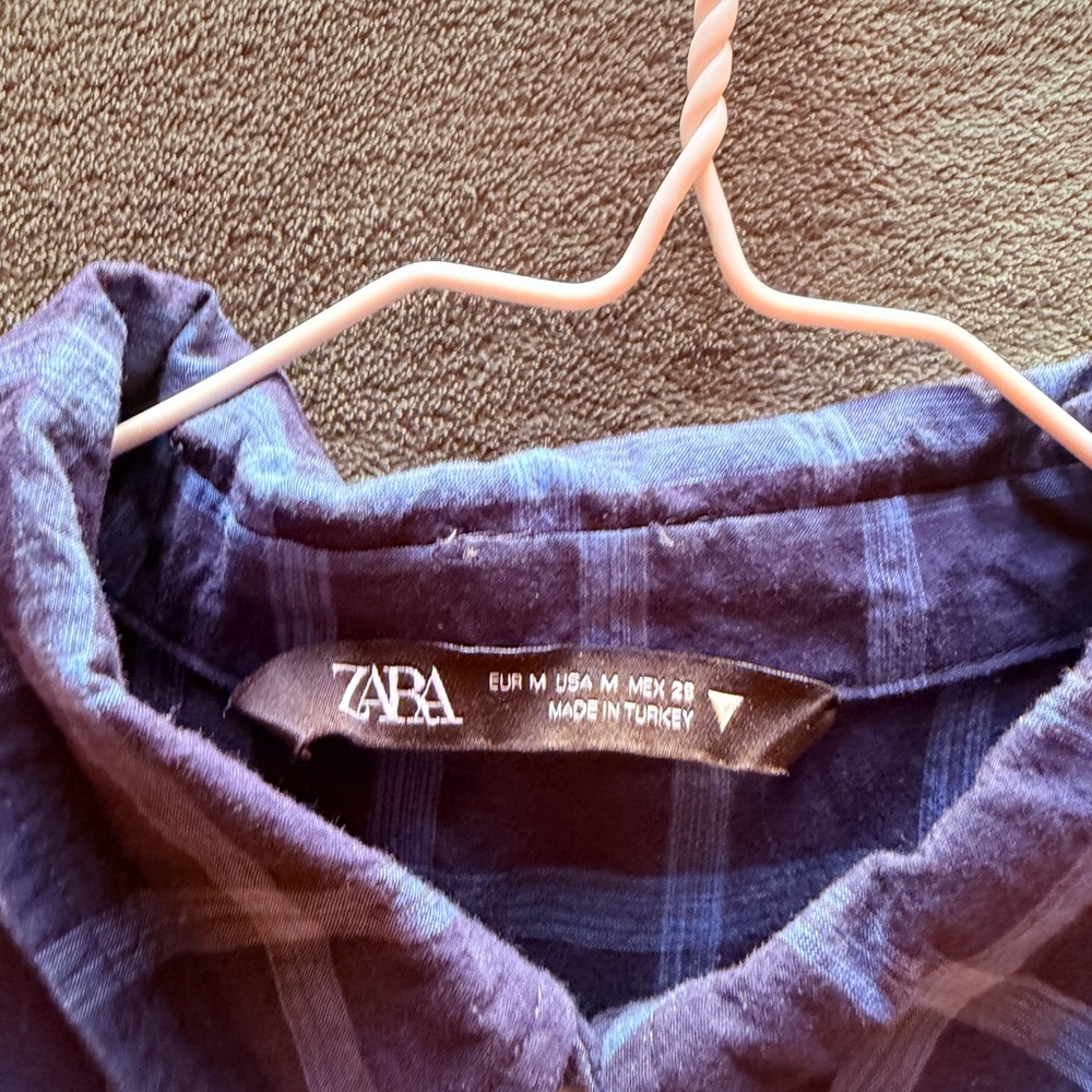 Zara Light Blue button-down shirt - Picture 9 of 9